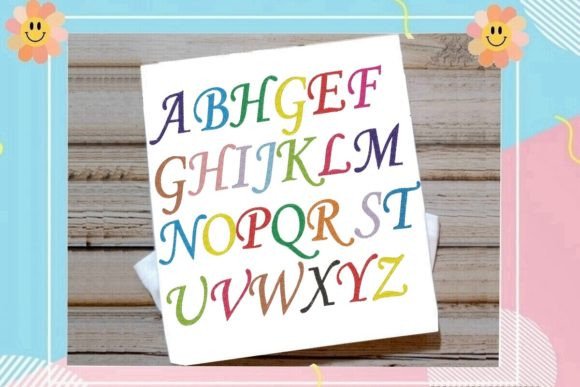 Adorable Uppercase Alphabet Monogram