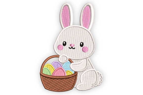 Bunny with Basket of Easter Eggs Review