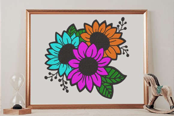 Colorful Sunflowers Embroidery Review