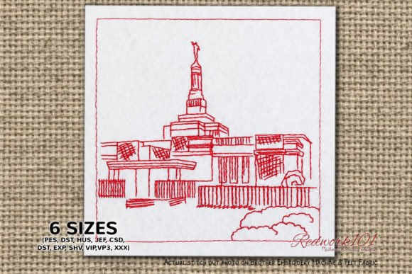 Columbia South Carolina LDS Temple Embroidery Review