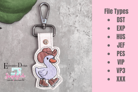 Cowboy Duck ITH Snap Tab Key Fob Review