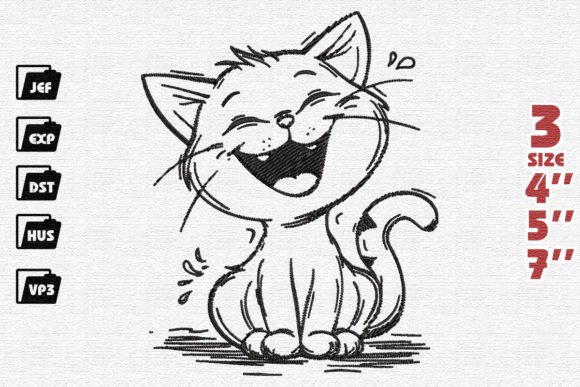 Cute Cartoon Kitten Laughing: A Seller’s Perspective