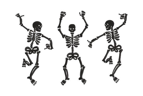 Dancing Skeletons Embroidery Design Review