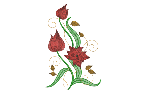 Fall Flowers Embroidery Design Review