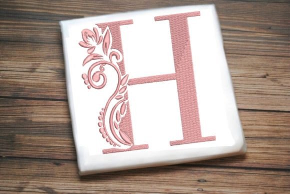 H Letter Elegant Embroidery Design Review