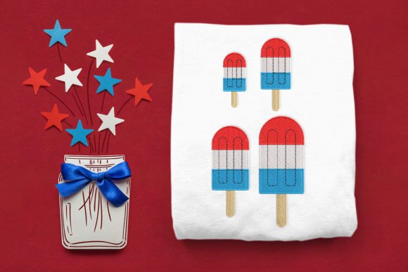 Patriotic Popsicle Mini Embroidery Review