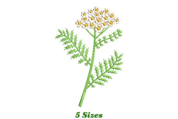 Yarrow Flower Embroidery Design Review